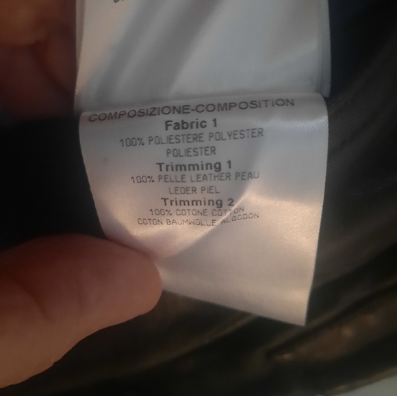 Authentic Brown and Black leather Gucci bomber jacket - Picture 5 of 11